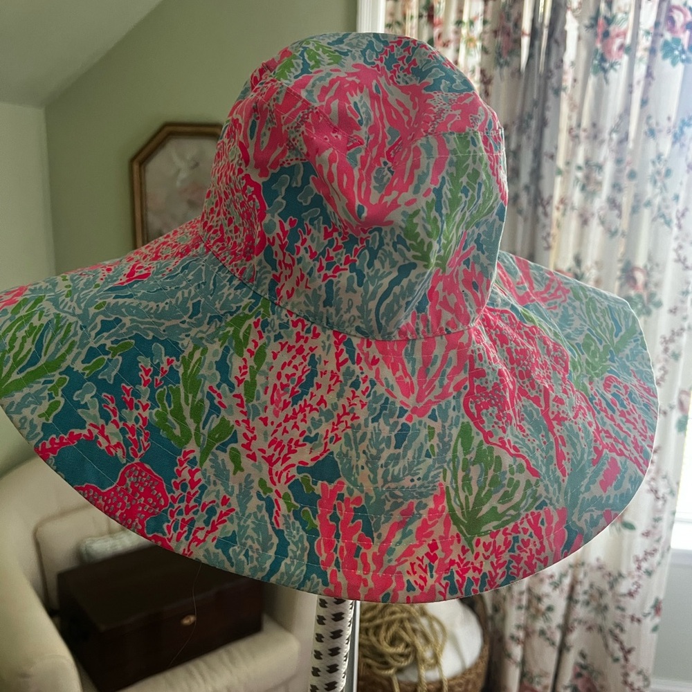 Lilly Pulitzer cha cha sun hat